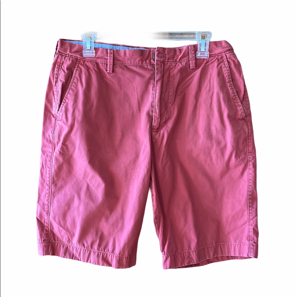 J.Crew 32 cotton men’s cargo shorts raspberry